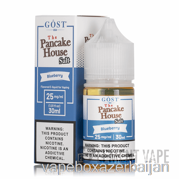 Vape Baku Blueberry SALTS - The Pancake House - GOST Vapor - 30mL 50mg